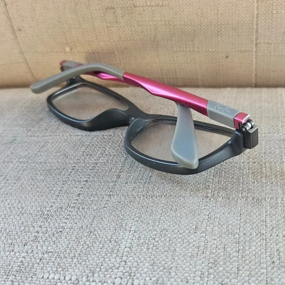 Ray-Ban Youth Kid Glasses Frame Black/Gray/Fuchsia Tone Eyewear RB1546 Eyeglass